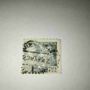 SPANISH 50C.T.S POSTAGE STAMP SPANISH 50C.T.S POSTAGE STAMP