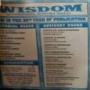 Wisdom ( December 2007 ) ( cut on front cover )