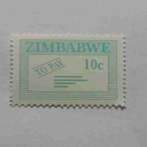 ZIMBABWE 10C POSTAGE STAMP