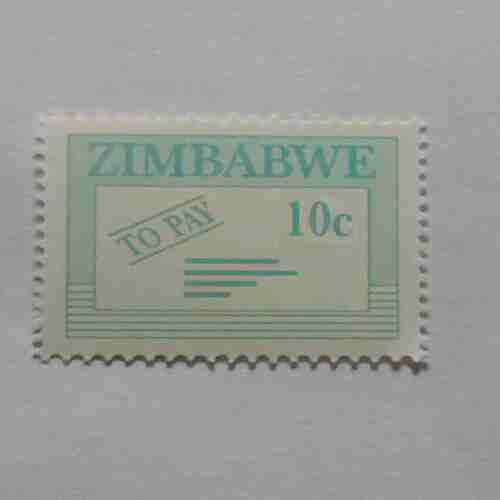 ZIMBABWE 10C POSTAGE STAMP ZIMBABWE 10C POSTAGE STAMP