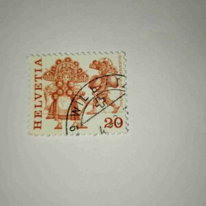 HELVETIA 20 POSTAGE STAMP HELVETIA 20 POSTAGE STAMP