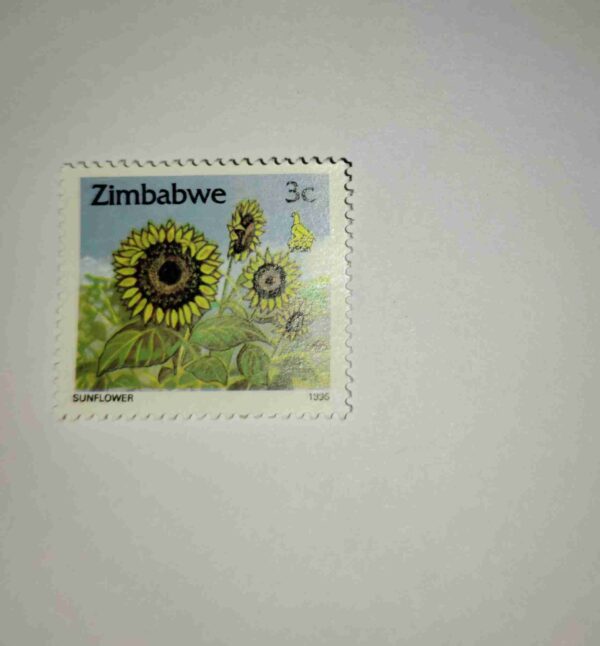 ZIMBABWE 3C POSTAGE STAMP 1995 ZIMBABWE 3C POSTAGE STAMP 1995