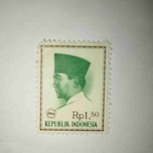 REPUBLIK INDONESIA Rp1, 50 POSTAGE , SUKARNO PRESIDENT 1966 REPUBLIK INDONESIA Rp1, 50 POSTAGE , SUKARNO PRESIDENT 1966