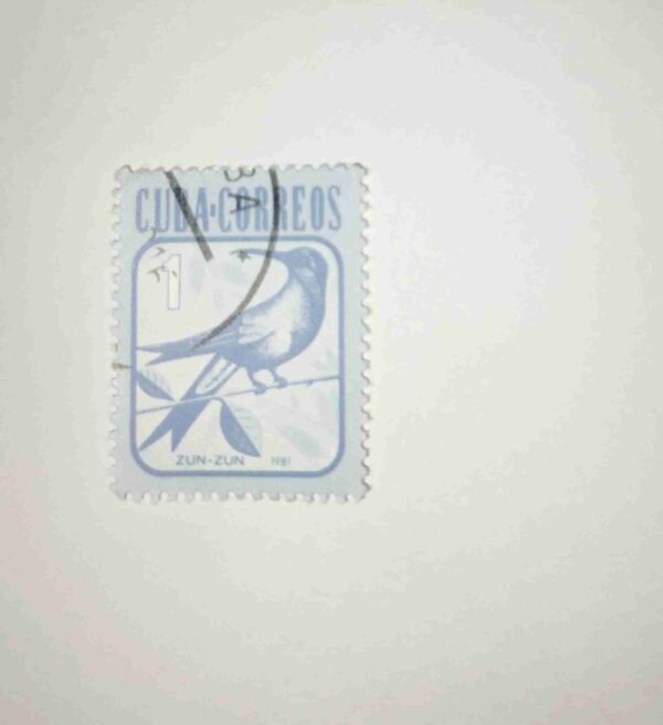 CUBA-CORREOS 1 POSTAGE , ZUN - ZUN STAMP 1981 CUBA-CORREOS 1 POSTAGE , ZUN - ZUN STAMP 1981