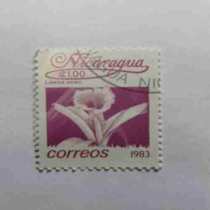 NICARAGUA 1.00$ POSTAGE STAMP , CORREOS 1983 NICARAGUA 1.00$ POSTAGE STAMP , CORREOS 1983