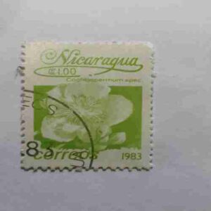 NICARAGUA 1.00$ POSTAGE STAMP , CORREOS 1983 NICARAGUA 1.00$ POSTAGE STAMP , CORREOS 1983