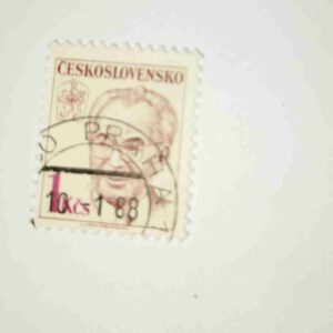 CESKOSLOVENSKO 1K POSTAGE STAMP CESKOSLOVENSKO 1K POSTAGE STAMP