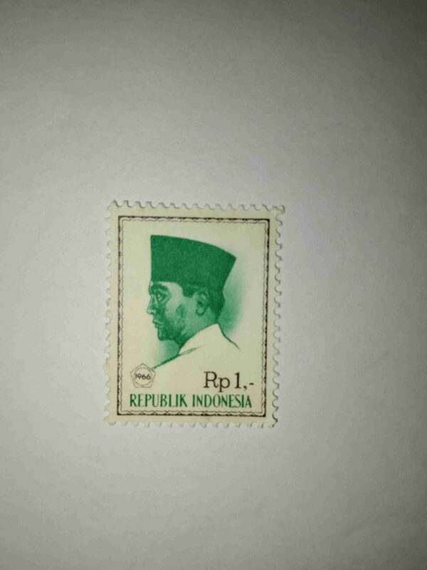 REPUBLIK INDONESIA Rp1,- POSTAGE STAMP 1966 REPUBLIK INDONESIA Rp1,- POSTAGE STAMP 1966