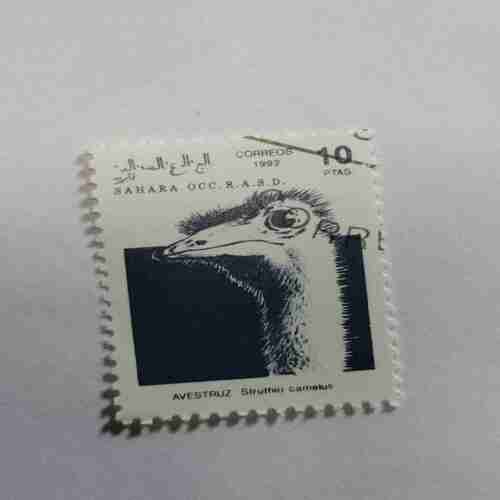 SAHARA OCC. R.A.S.D. 10PTAS POSTAGE , 1992 CORREOS STAMP