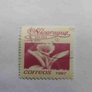NICARAGUA 1.00$ POSTAGE STAMP , CORREOS 1983 NICARAGUA 1.00$ POSTAGE STAMP , CORREOS 1983