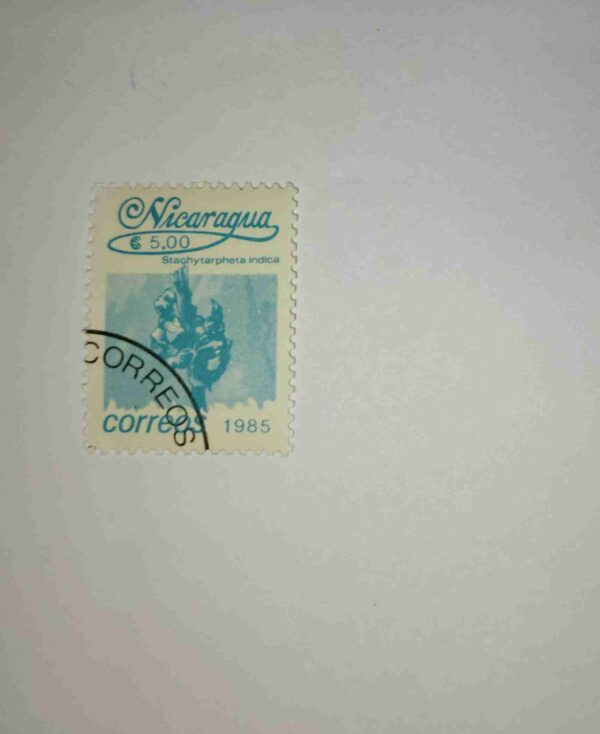 NICARAGUA 5.00$ POSTAGE , CORREOS 1985 NICARAGUA 5.00$ POSTAGE , CORREOS 1985