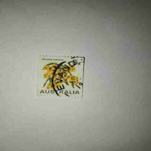 AUSTRALIA 5Cent POSTAGE , GOLDEN WATTLE STAMP AUSTRALIA 5Cent POSTAGE , GOLDEN WATTLE STAMP