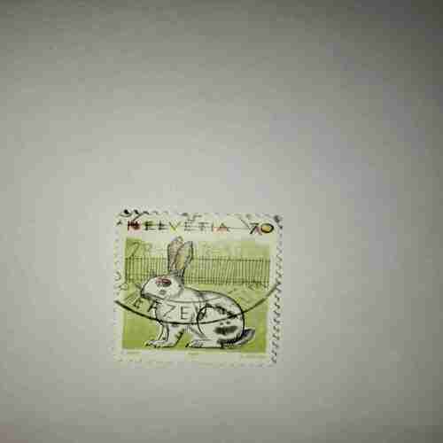 HELVETIA 70P POSTAGE STAMP 1991 HELVETIA 70P POSTAGE STAMP 1991