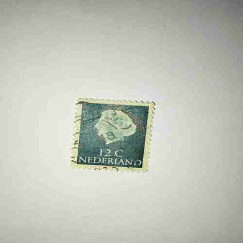 NEDERIAND 12C POSTAGE STAMP NEDERIAND 12C POSTAGE STAMP