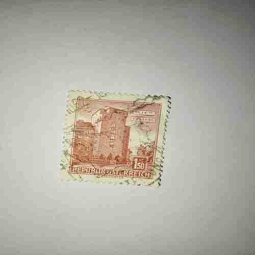 REPUBLI KO STERREICH 1s POSTAGE STAMP REPUBLI KO STERREICH 1s POSTAGE STAMP