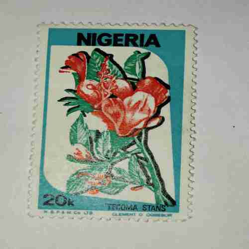 NIGERIA POSTAGE STAMP 20k NIGERIA POSTAGE STAMP 20k