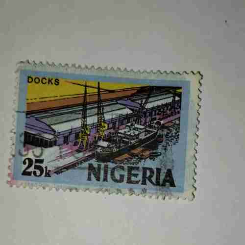 NIGERIA POSTAGE STAMP 25k NIGERIA POSTAGE STAMP 25k