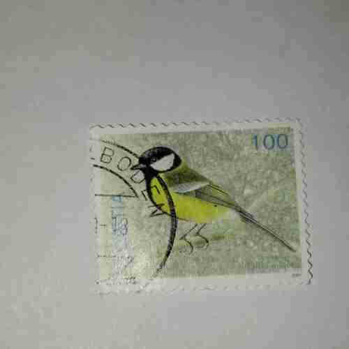 HELVETIA 100 POSTAGE STAMP ,BIRD HELVETIA 100 POSTAGE STAMP ,BIRD