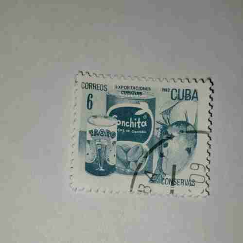 CUBA-CORREOS 6 , POSTAGE STAMP CUBA-CORREOS 6 , POSTAGE STAMP