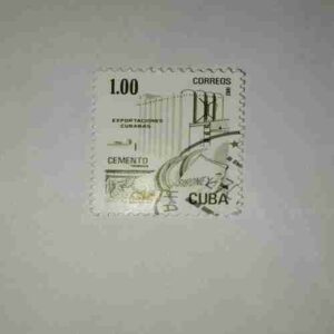 CUBA 1.00 POSTAGE STAME CUBA 1.00 POSTAGE STAME