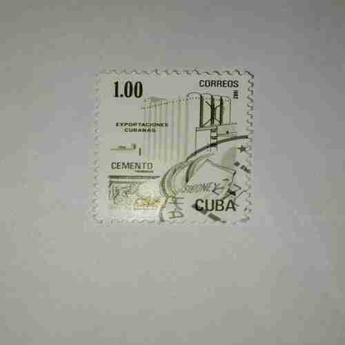 CUBA 1.00 POSTAGE STAME CUBA 1.00 POSTAGE STAME