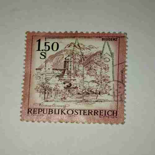 AUSTRIAN POSTAGE STAMP 1.50s AUSTRIAN POSTAGE STAMP 1.50s
