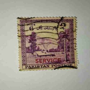 PAKISTAN 6 Paisa POSTAGE STAMP PAKISTAN 6 Paisa POSTAGE STAMP