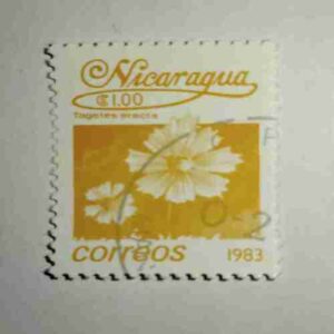 NICARAGUA 1.00$ POSTAGE STAMP , CORREOS 1983 NICARAGUA 1.00$ POSTAGE STAMP , CORREOS 1983