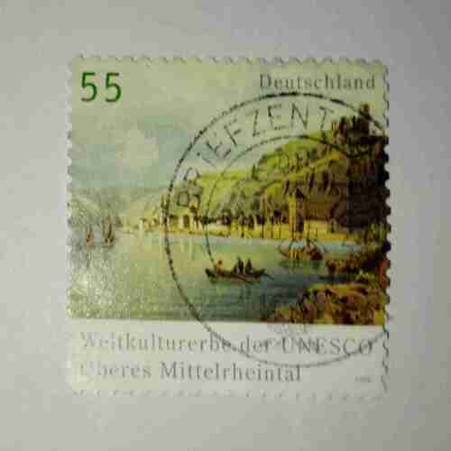 GERMAN 55Cent POSTAGE STAMP GERMAN 55Cent POSTAGE STAMP