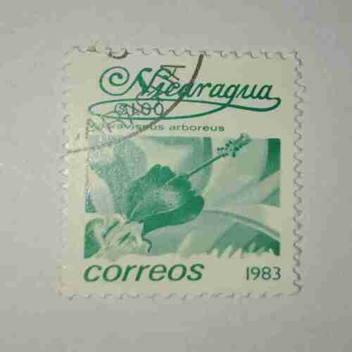 NICARAGUA 1.00$ POSTAGE STAMP , CORREOS 1983 NICARAGUA 1.00$ POSTAGE STAMP , CORREOS 1983