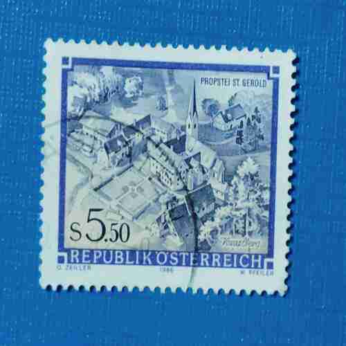 1986 AUSTRIA 5.50s POSTAGE STAMP 1986 AUSTRIA 5.50s POSTAGE STAMP