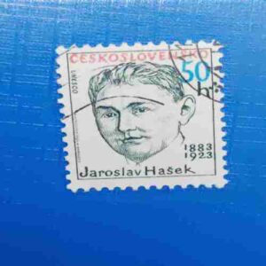 JAROSIAV HASEK 1883-1923 , POSTAGE STAMP JAROSIAV HASEK 1883-1923 , POSTAGE STAMP