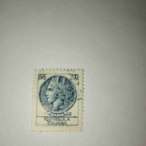 REPVBBLICA ITALIANA 200 POSTAGE STAMP REPVBBLICA ITALIANA 200 POSTAGE STAMP