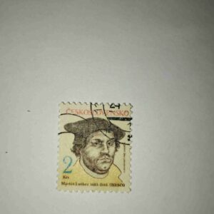 MARTIN LUTHER 1483 - 1543 UNESCO 2 POSTAGE STAMP MARTIN LUTHER 1483 - 1543 UNESCO 2 POSTAGE STAMP