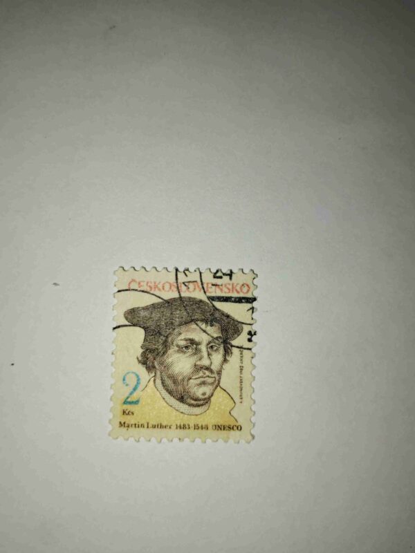MARTIN LUTHER 1483 - 1543 UNESCO 2 POSTAGE STAMP MARTIN LUTHER 1483 - 1543 UNESCO 2 POSTAGE STAMP
