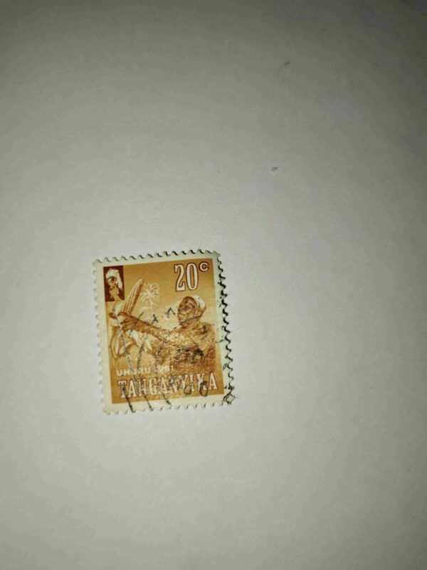 TANGANYIKA 20C POSTAGE STAMP TANGANYIKA 20C POSTAGE STAMP