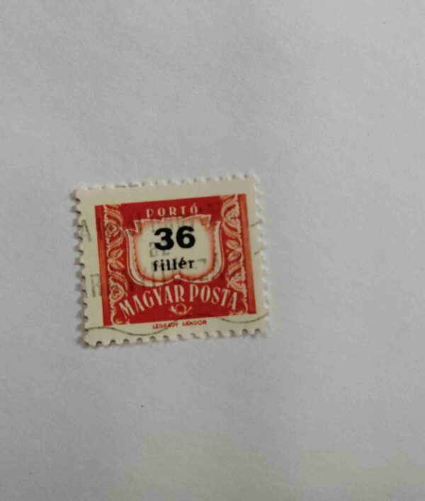 MAGYAR POSTA 36filler POSTAGE STAMP MAGYAR POSTA 36filler POSTAGE STAMP