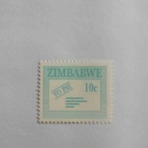ZIMBABWE 10C POSTAGE STAMP