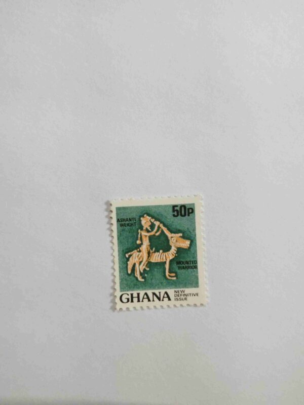 GHANA 50P POSTAGE STAMP , NEW DEFINITIVE ISSUE GHANA 50P POSTAGE STAMP , NEW DEFINITIVE ISSUE
