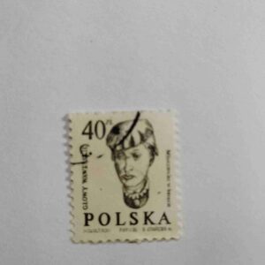 POLSKA 40ZL POSTAGE STAMP POLSKA 40ZL POSTAGE STAMP POLSKA 40ZL POSTAGE STAMP