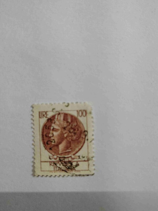 REPVBBLICA ITALIANA 100 POSTAGE STAMP