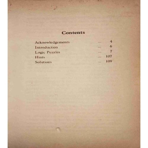 A Mensa book of Logic Puzzles( By= Alan Warehan ) (Total page no=144 )