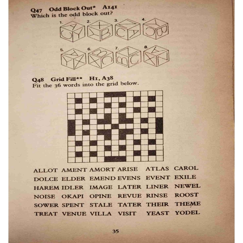 A Mensa book of Logic Puzzles( By= Alan Warehan ) (Total page no=144 )