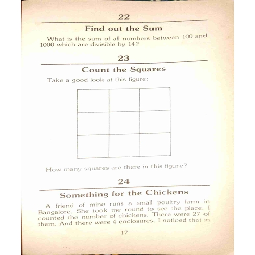 More Puzzle ( By=Shakuntala Devi ) (Total page no=199 )