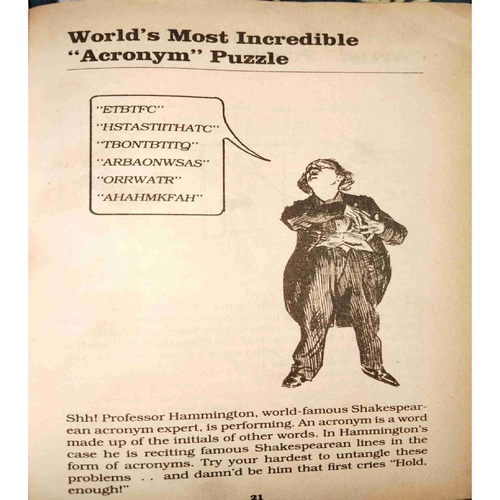 World's Most Incredible Puzzles( By=Charles Barry Townsend ) (Total page no=127 )