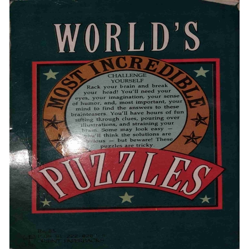 World's Most Incredible Puzzles( By=Charles Barry Townsend ) (Total page no=127 )