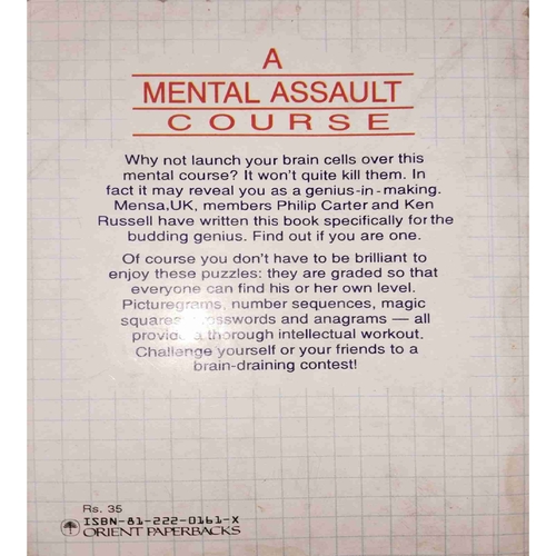 A First Mensa Puzzle Book( By=Carter & russell ) (Total page no=102 )