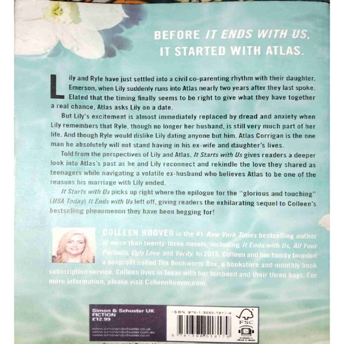 It Starts With Us ( By=Colleen Hoover ) (Total page no=323 )