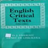 English Critical Texts (By D J Enright Ernst De Chikera) (Total pages 398)
