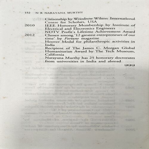NR Narayan Murthy A Biography (pages 152)
